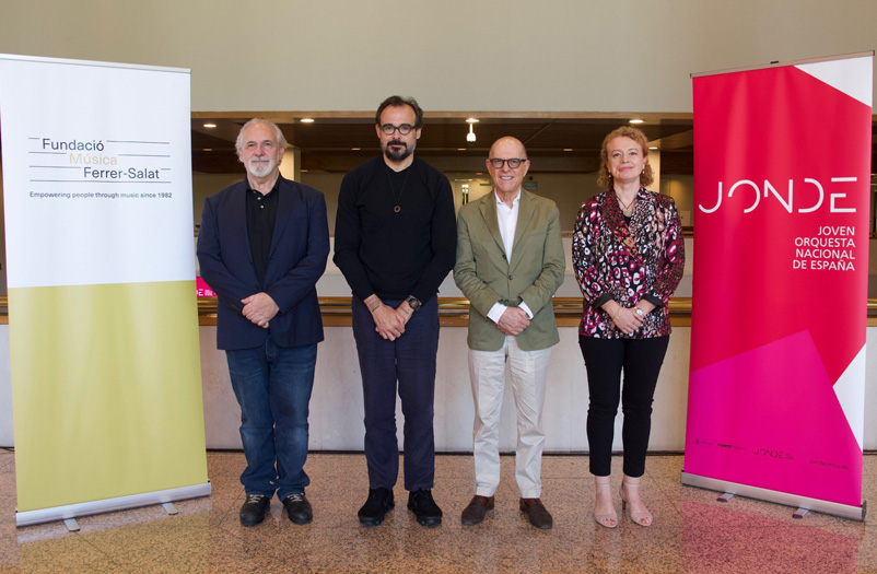 La Joven Orquesta Nacional de España y la Fundació de Música Ferrer-Salat s’uneixen per a impulsar l’excel·lència musical i artística de joves músics i compositors espanyols